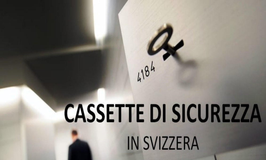 Scorta e custodia valori in cassette di sicurezza in Svizzera